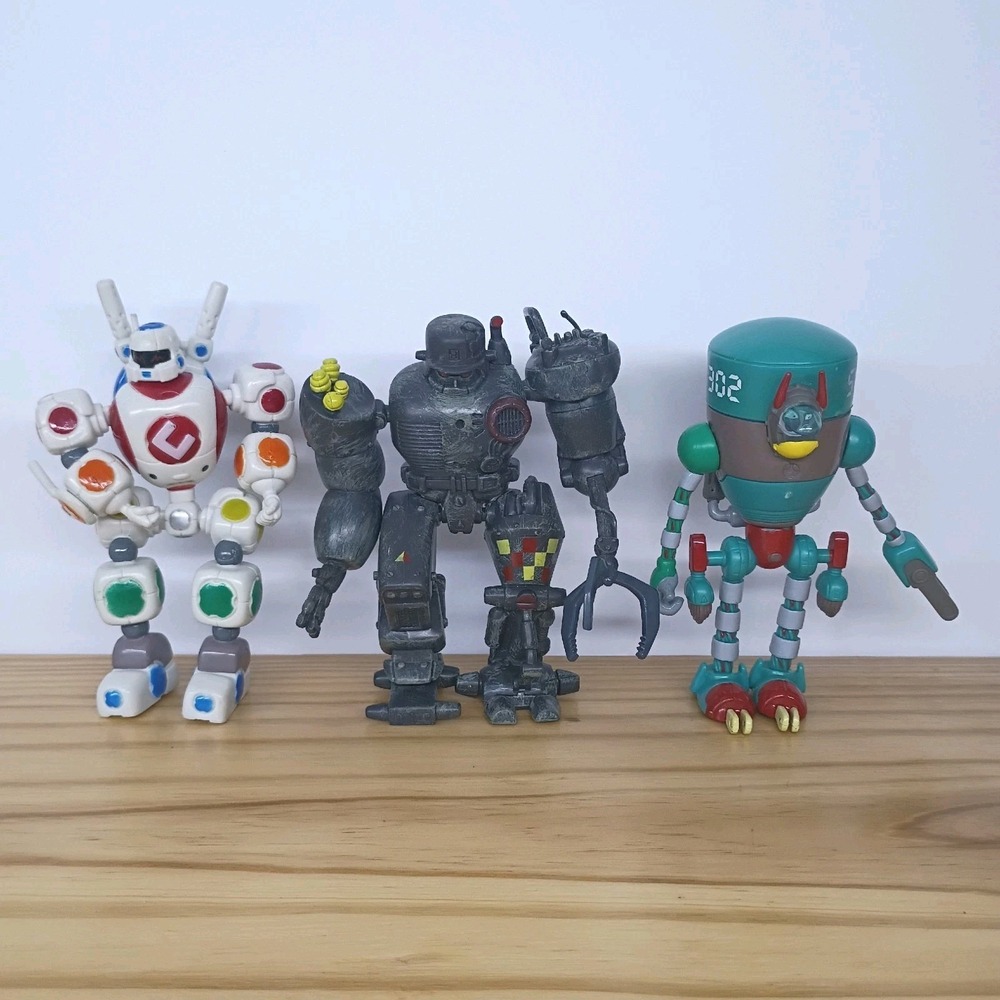 Vtg Lot CUBIX Figures Robots for Everyone Kolossal Lectrix Cinepix Trendmaster